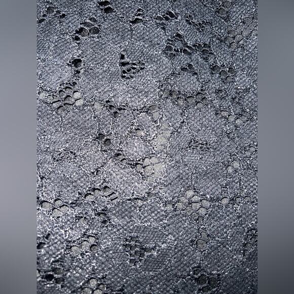 UEC LILLY PULITZER BLACK LACE SCALLOPED HEM DRESS SZ 10 - Picture 7 of 10